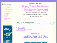 Tablet Screenshot of easter-bunny.net